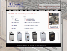 Tablet Screenshot of premierrange.com